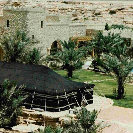 Goat hair tents projects in Saudi Arabia by Al-Mirkaz